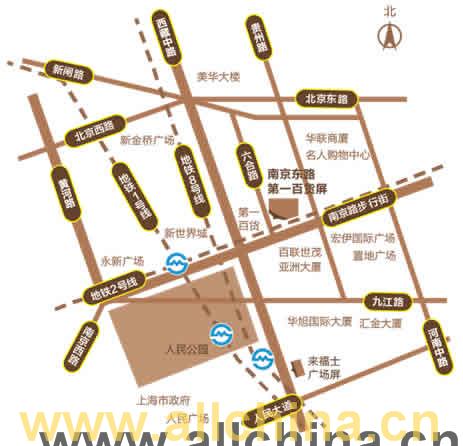上海南京东路第一百货广告电子屏 户外广告